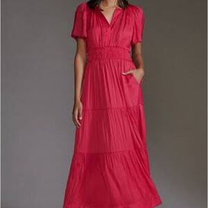 Anthropologie The Somerset Maxi Dress in Lumensilk Edition